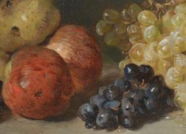 Fruchte Des Herbstes - Apfel Und Trauben - view 1