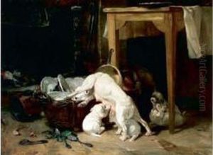 Le Repas Des Chiots