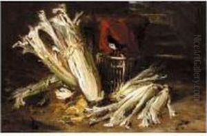 Still Life With Celery by Philippe Rousseau