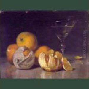 Nature Morte Aux Oranges by Philippe Rousseau