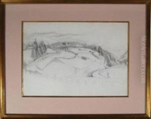 Paysage by Victor Rousseau
