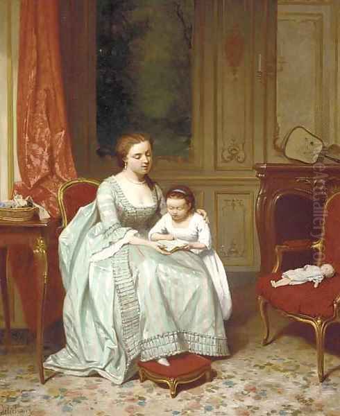 The reading lesson - view 1