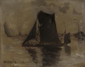 Boats Offshore by Theodore Casimir Roussel
