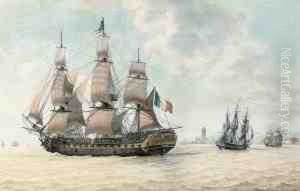 Mont Blanc 
 And Other Vessels Off Marseilles