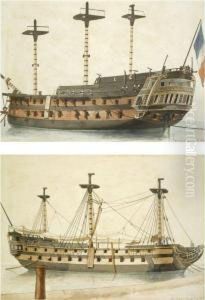 Le Dix Aout And Toulon by Joseph Roux