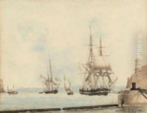 Shipping At The Harbour Mouth, Marseilles