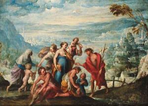 The Baptism of Christ by Giovanni Andrea Donducci (see MASTELLETTA)