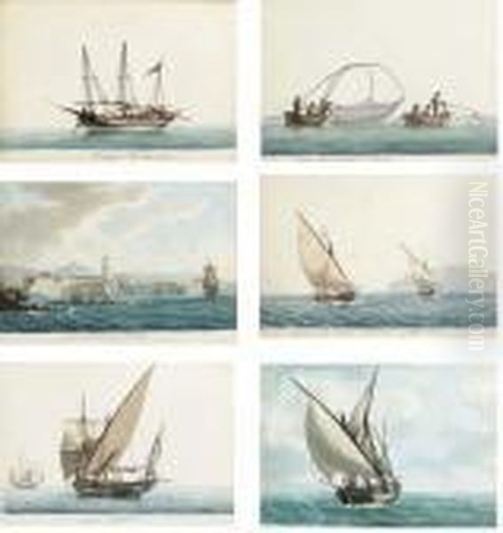 An Important Series Of Twenty-two Watercolours Depicting - view 1