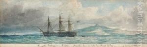Fregate Portugaise Thetis by Francois Geoffroy Roux