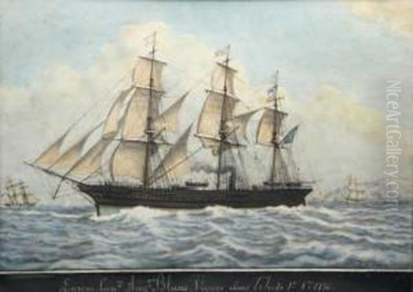 Le Trois Mats Europe, Capitaine Auguste Blanc, Voyage Dans L'inde - view 1