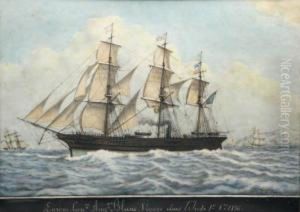 Le Trois Mats Europe, Capitaine Auguste Blanc, Voyage Dans L'inde by Francois Geoffroy Roux