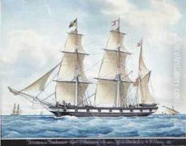 Le Trois Mats Porcon De La
Barbinais, Capitaine J. Le Monnier, Armateur J. Deville Et A. Ste Mary - view 1