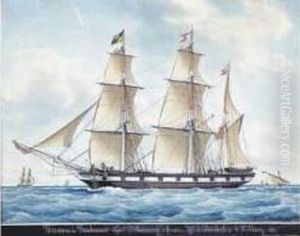 Le Trois Mats Porcon De La 
Barbinais, Capitaine J. Le Monnier, Armateur J. Deville Et A. Ste Mary