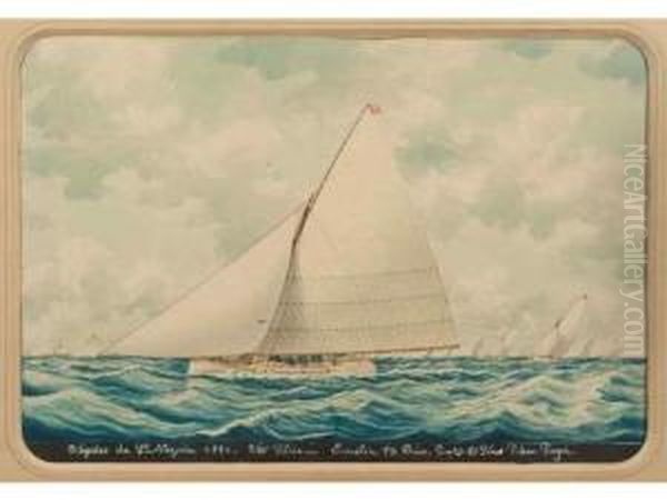 Regate A Saint-nazaire, 1870. - view 1
