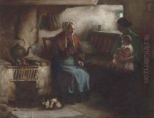 Visiting grandma by Henry John Dobson