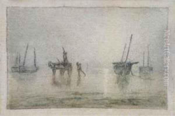 Gathering Seaweed. - view 1