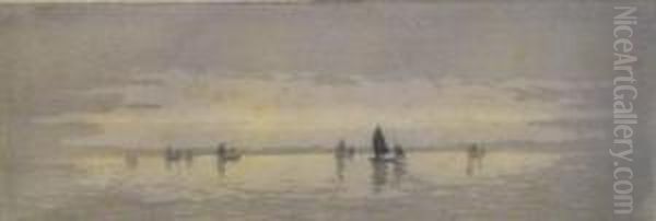 Sunrise On The Fishing Grounds, Carbis Bay. - view 1