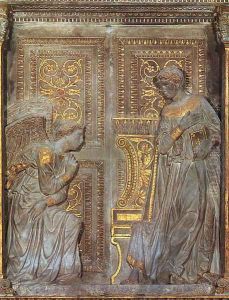 The Annunciation 1420s by Donatello (Donato di Niccolo)
