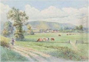 Bury Near Amberley, Sussex by Thomas Leeson Rowbotham