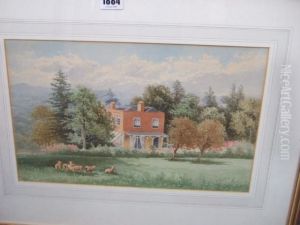 Sheep Before A Country House by Thomas, Tom Rowden