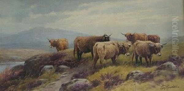 Moorland Cattle. - view 1