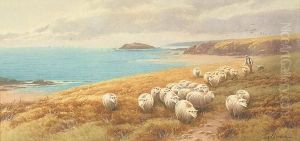 Bigbury Bay And Borough Island by Thomas, Tom Rowden