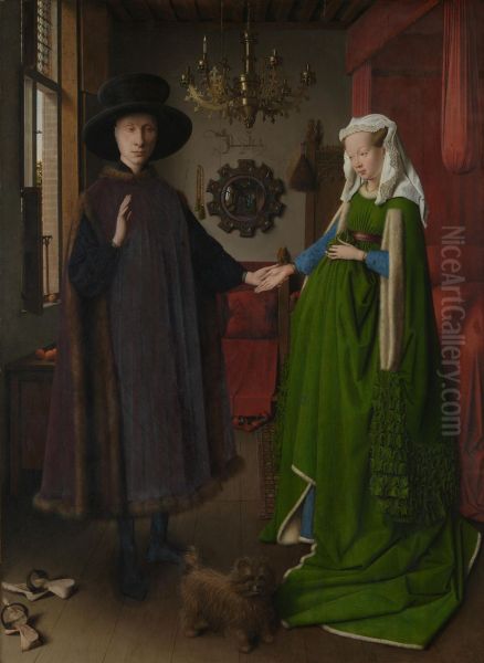 Portrait of Giovanni Arnolfini and his Wife 1434 - view 1
