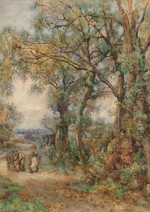 A Surrey Lane by Sidney Grant Rowe