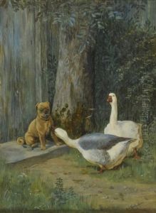 Cornered Signed And Dated 1888