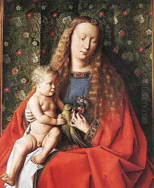 The Madonna with Canon van der Paele (detail 2) 1436 by Jan Van Eyck