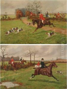 Hunting Scenes: A Pair