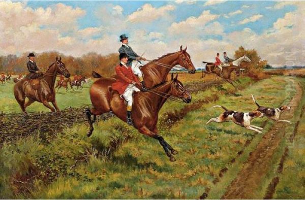 A Gentleman Taking A Fence - view 1
