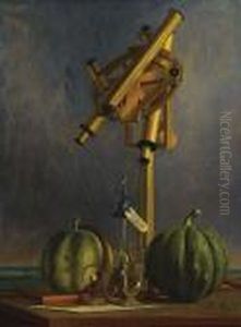 Un Sextant Et Gourdes