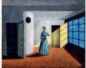 La Femme Balayant, Circa 1931 by Pierre Roy