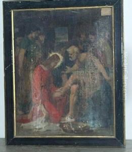 Jesus Lave Les Pieds De Saintpierre-