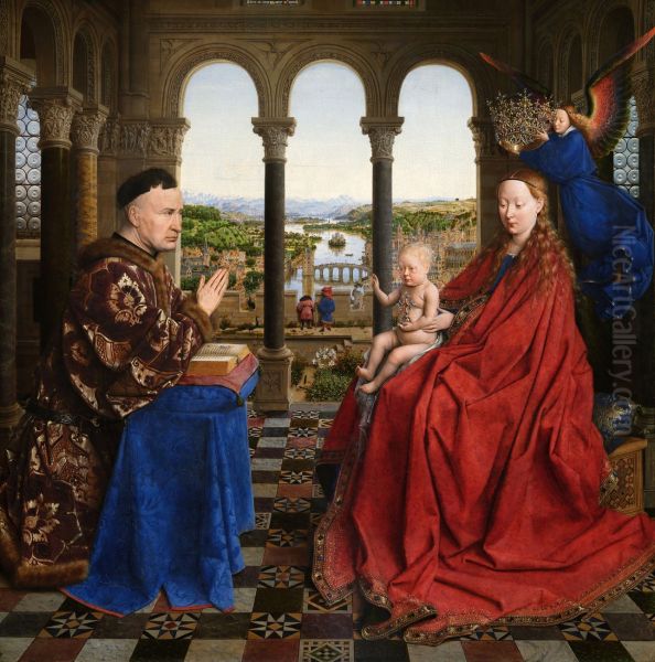The Virgin Of Chancellor Rolin - view 1