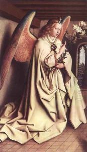 The Ghent Altarpiece Angel Of The Annunciation