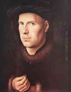 Portrait of Jan de Leeuw 1436 by Jan Van Eyck