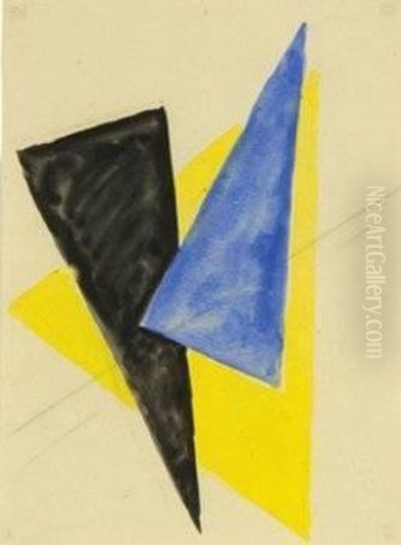 Composition With Three Triangles - view 1