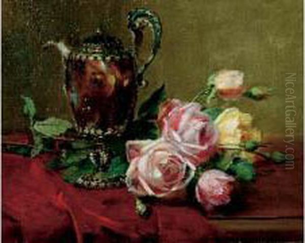 Nature Morte De Fleurs A La Coupe - view 1