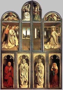 The Ghent Altarpiece (wings closed) 1432