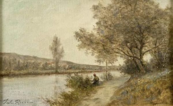 Paysage Champetre, Le Pecheur - view 1