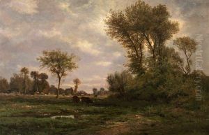 La Plaine De Barbizon by Jules Rozier