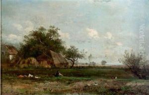Paysage A La Mare