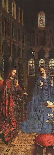 The Annunciation (detail) c. 1435 - view 1