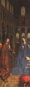 The Annunciation (detail) c. 1435