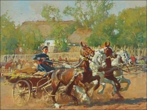 Horseman by Zygmunt Rozwadowski