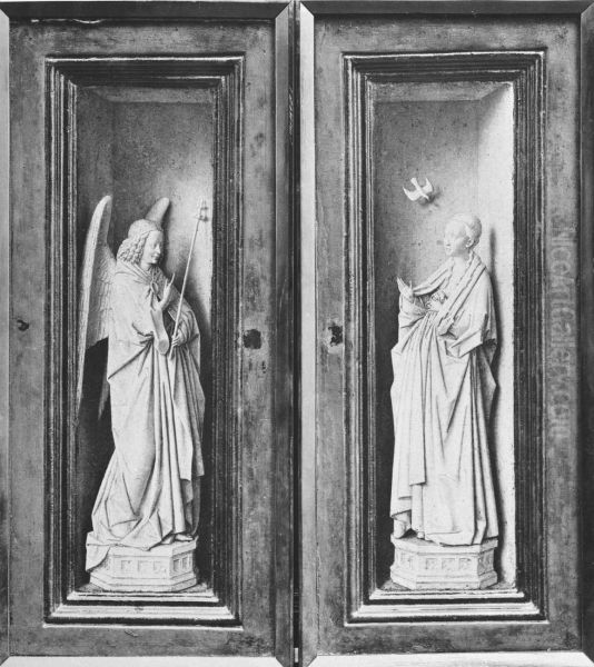 Small Triptych (outer panels) c. 1437 - view 1