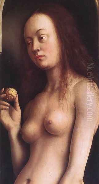 The Ghent Altarpiece- Eve (detail 2) 1425-29 - view 1