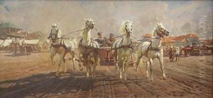 Czworka Koni by Zygmunt Rozwadowski